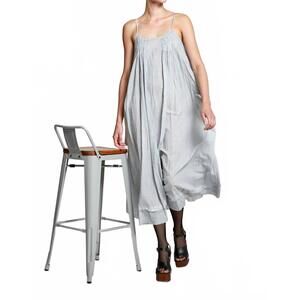 NEW UMIT UNAL light cotton dress in grey